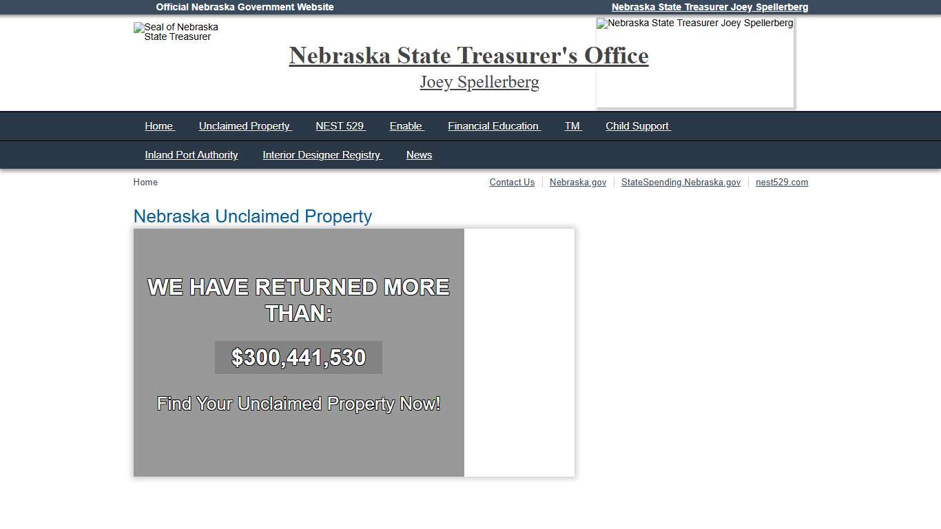 nsto Nebraska State Treasurer Joey Spellerberg